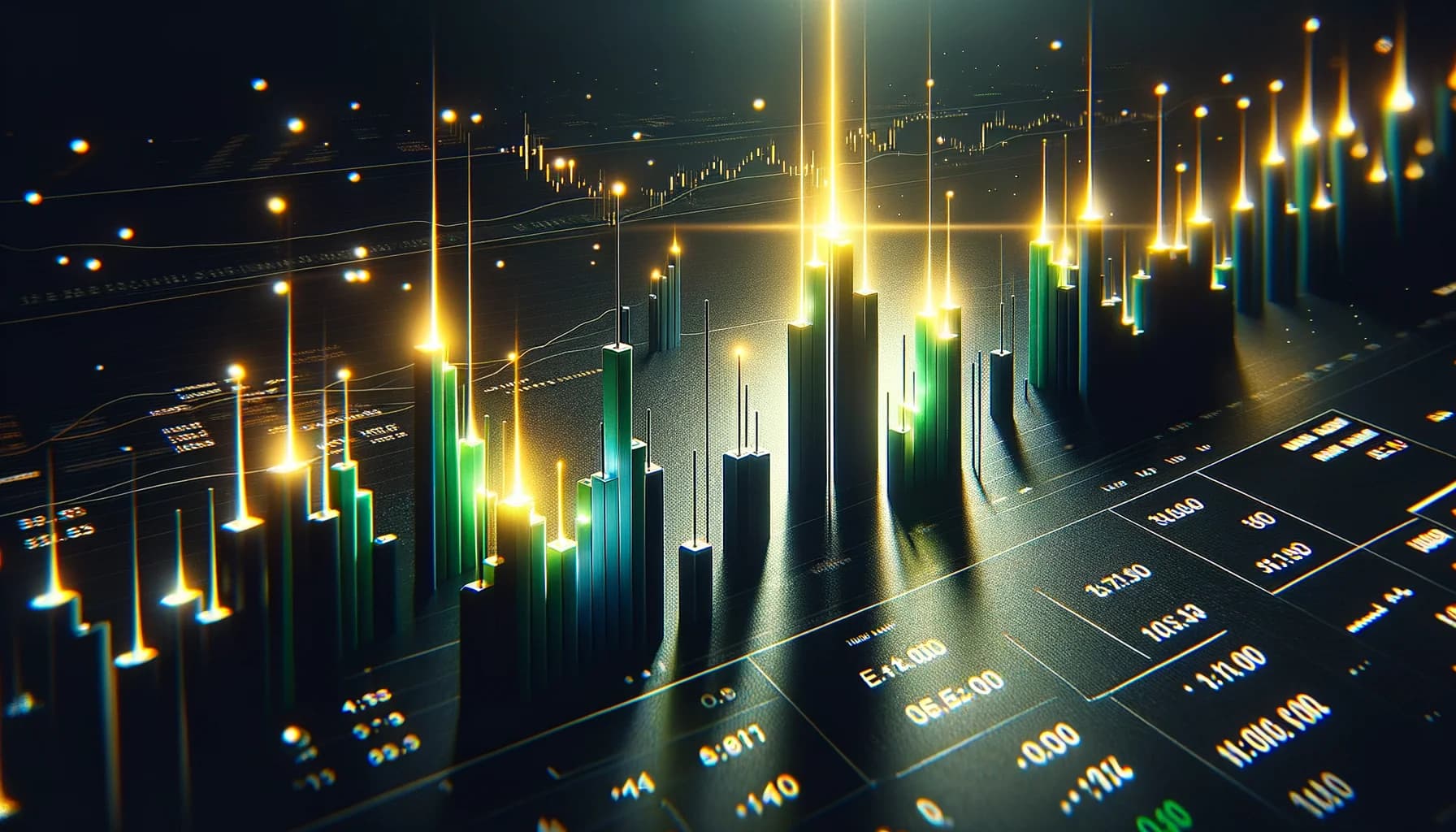 Fair Value Gap hervorgehoben auf dunklem Trading-Chart